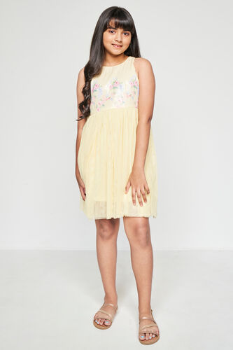 Spreading Sunshine Fit And Flare Dress, Yellow, image 2